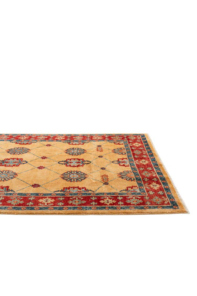 Detail image of 5' 8 x 7' 5 Hand Knotted Ziegler Wool Rug
