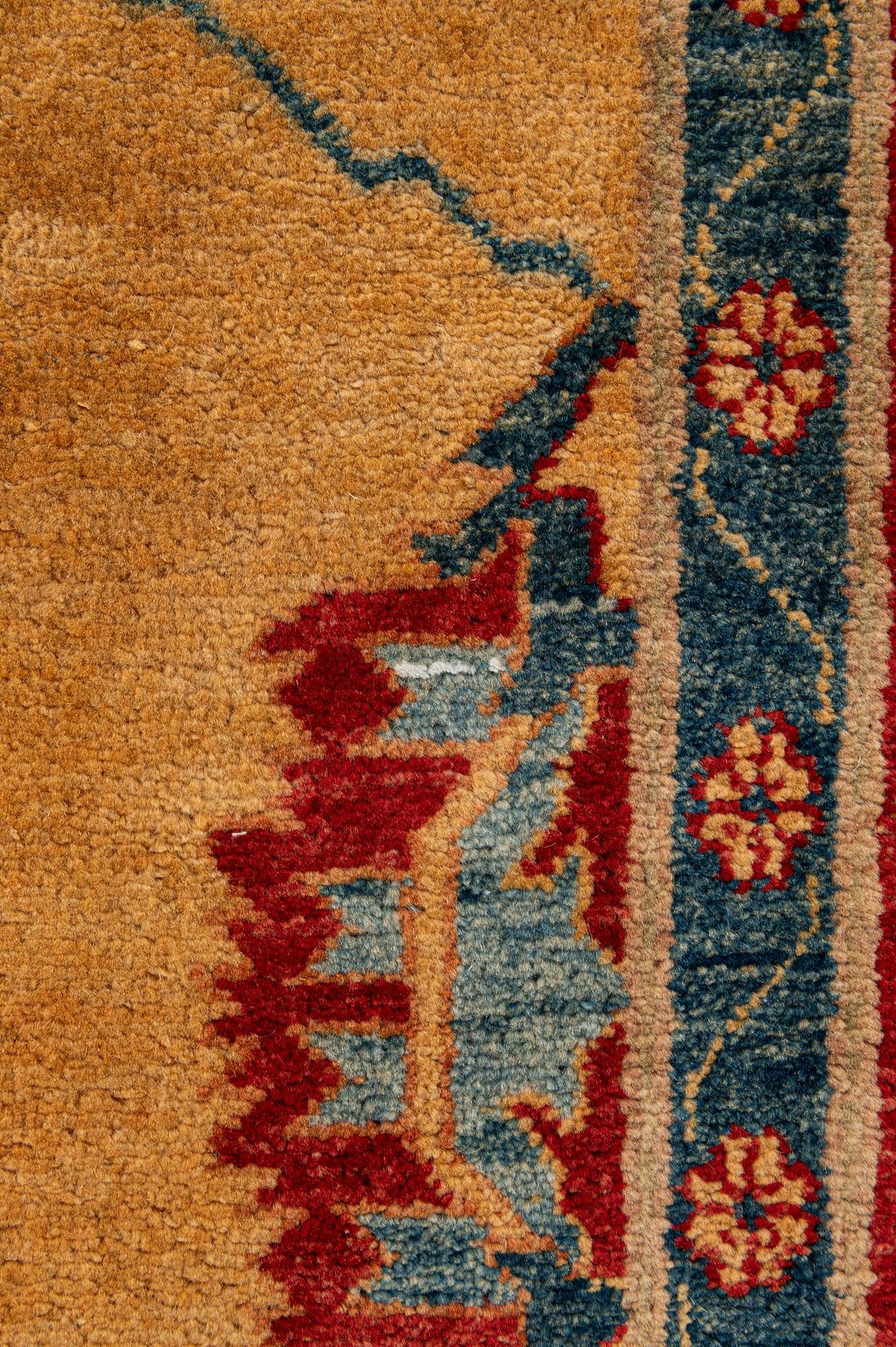 5' 8 x 7' 5 Hand Knotted Ziegler Wool Rug