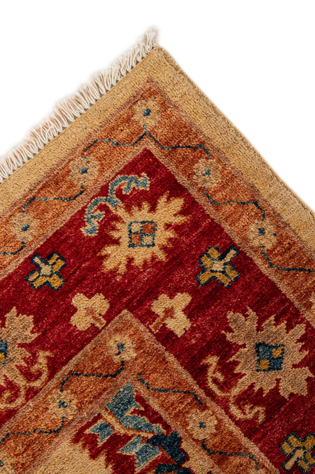 5' 7 x 7' 6 Hand Knotted Ziegler Wool Rug