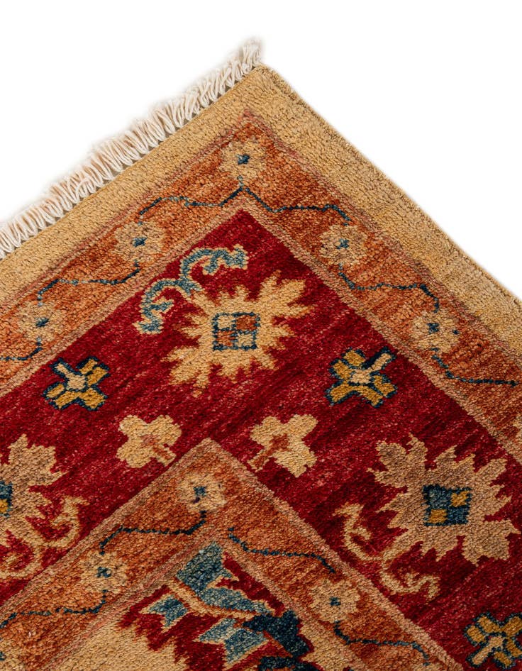 Detail image of 5' 7 x 7' 6  Hand Knotted Ziegler Wool Rug