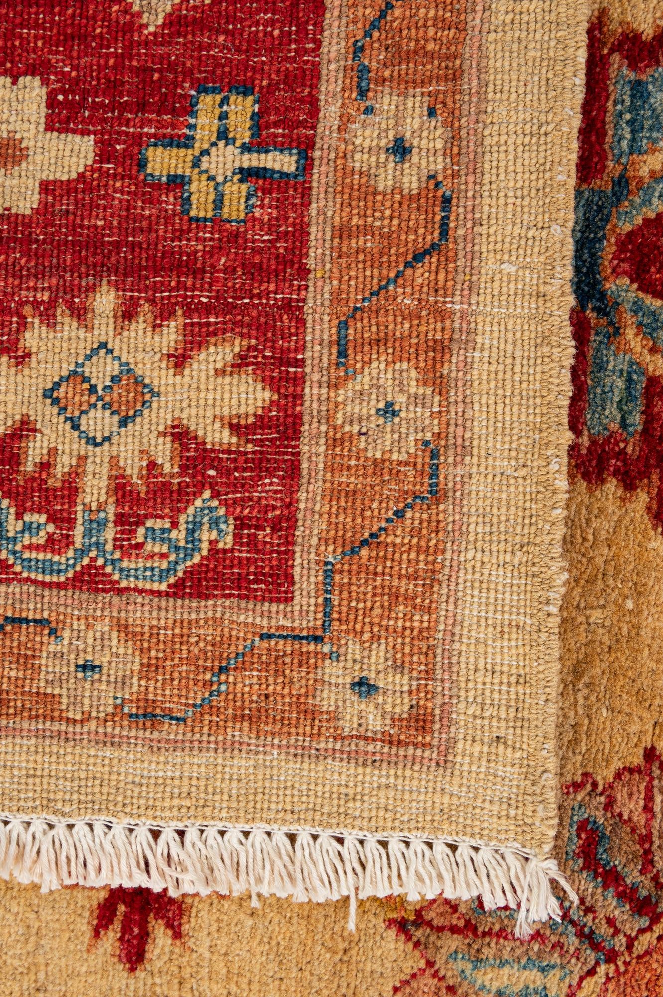 5' 7 x 7' 6 Hand Knotted Ziegler Wool Rug