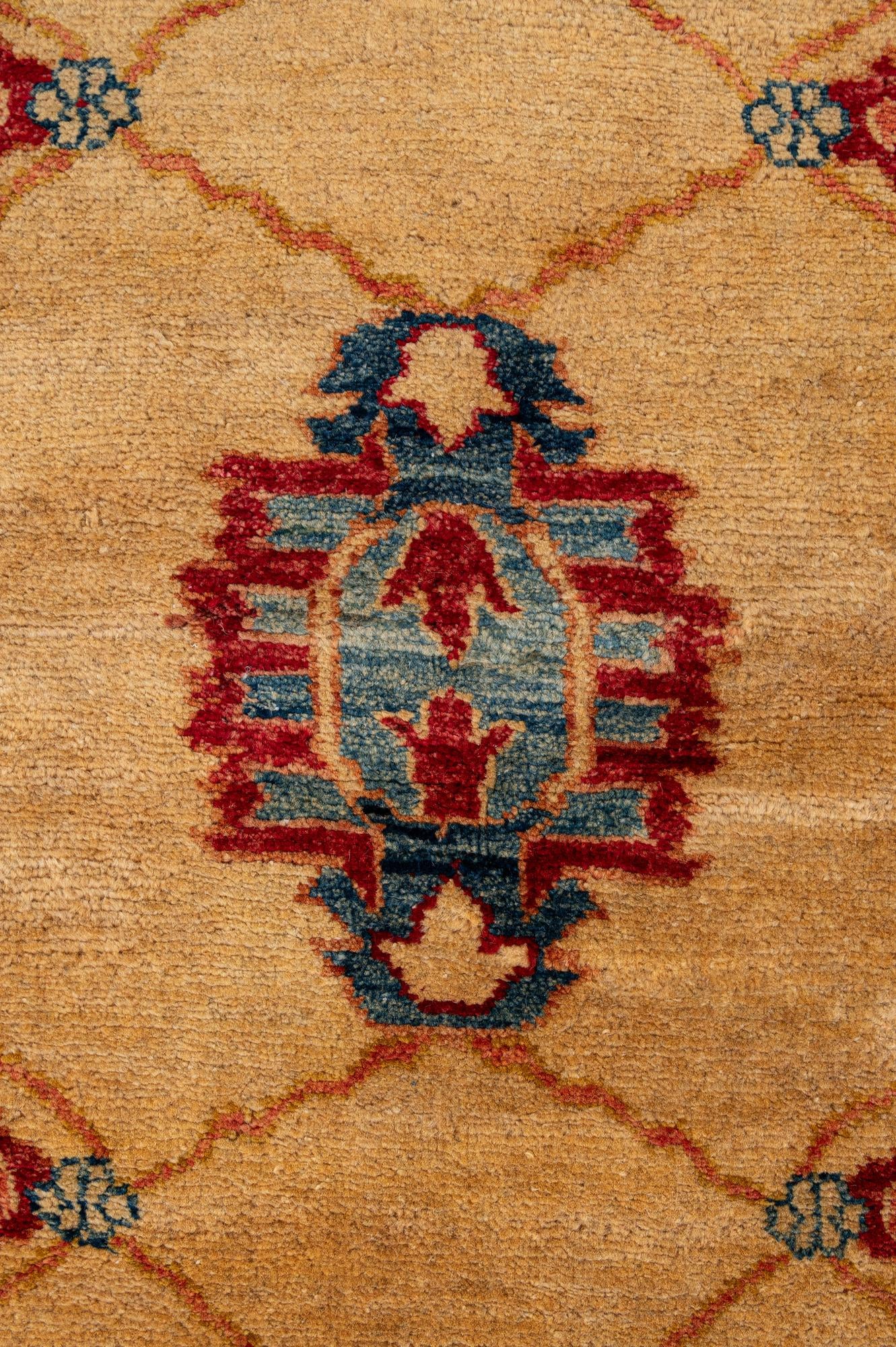 5' 7 x 7' 6 Hand Knotted Ziegler Wool Rug