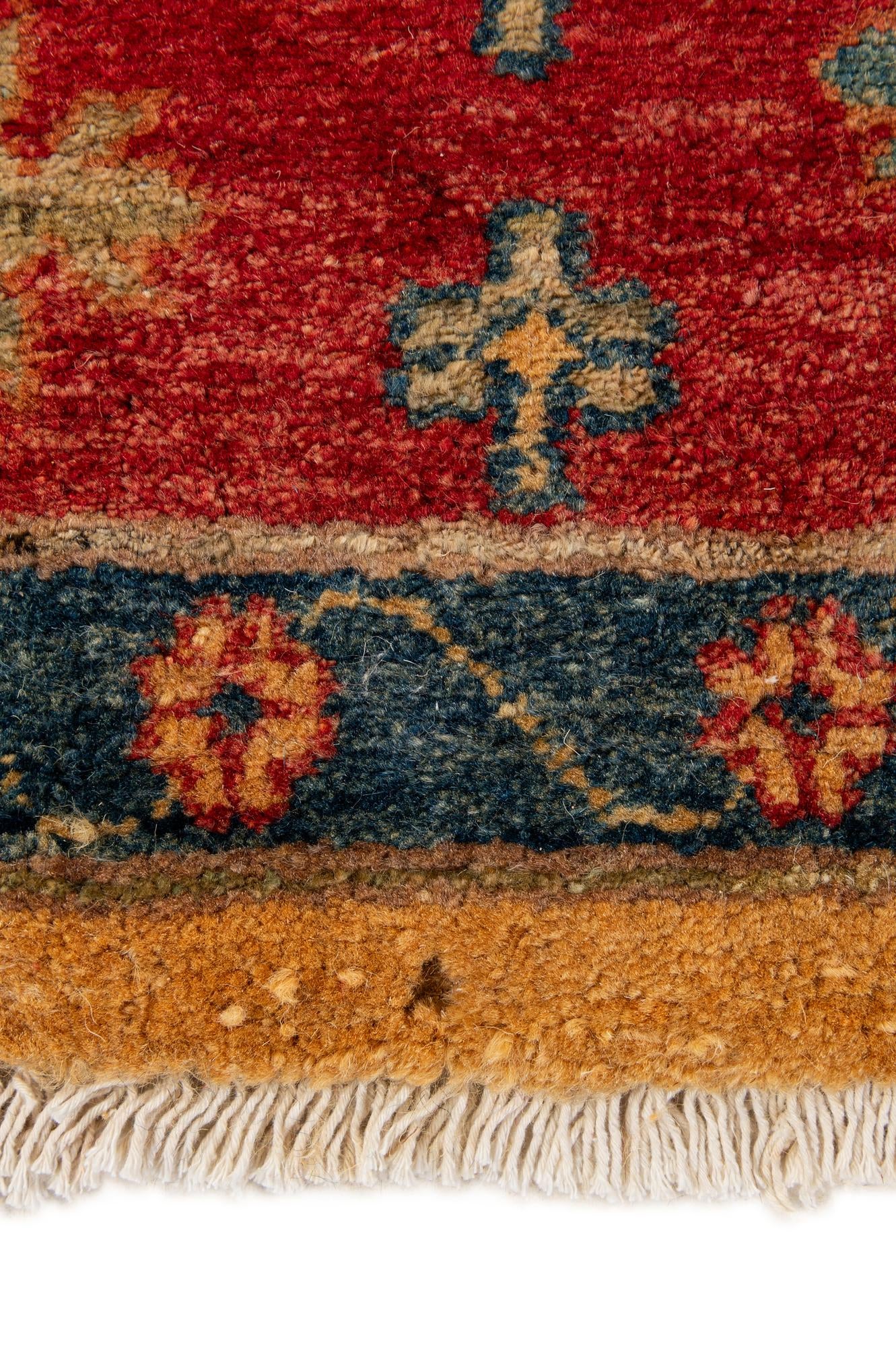 5' 9 x 7' 7 Hand Knotted Ziegler Wool Rug