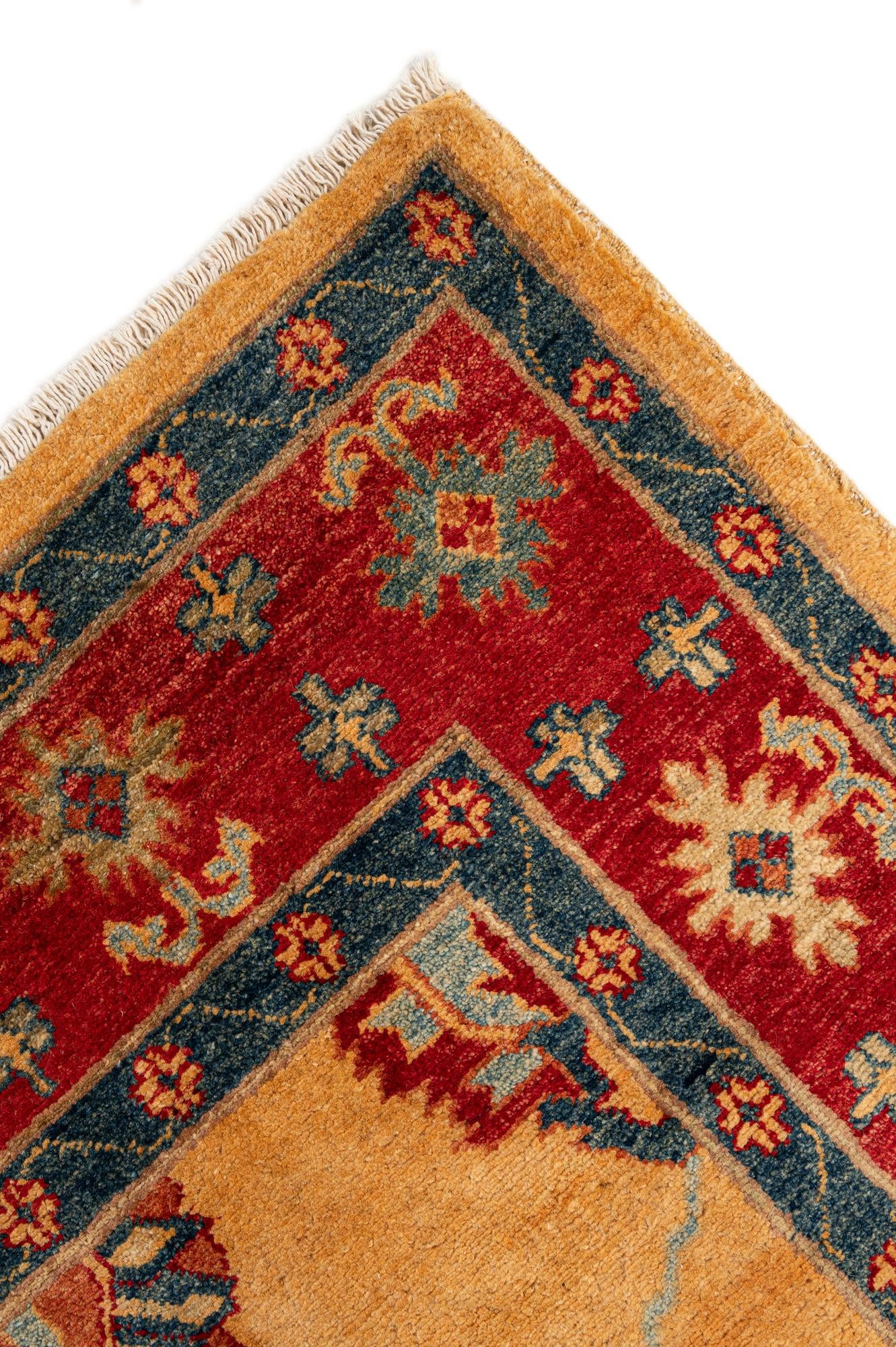 5' 9 x 7' 7 Hand Knotted Ziegler Wool Rug