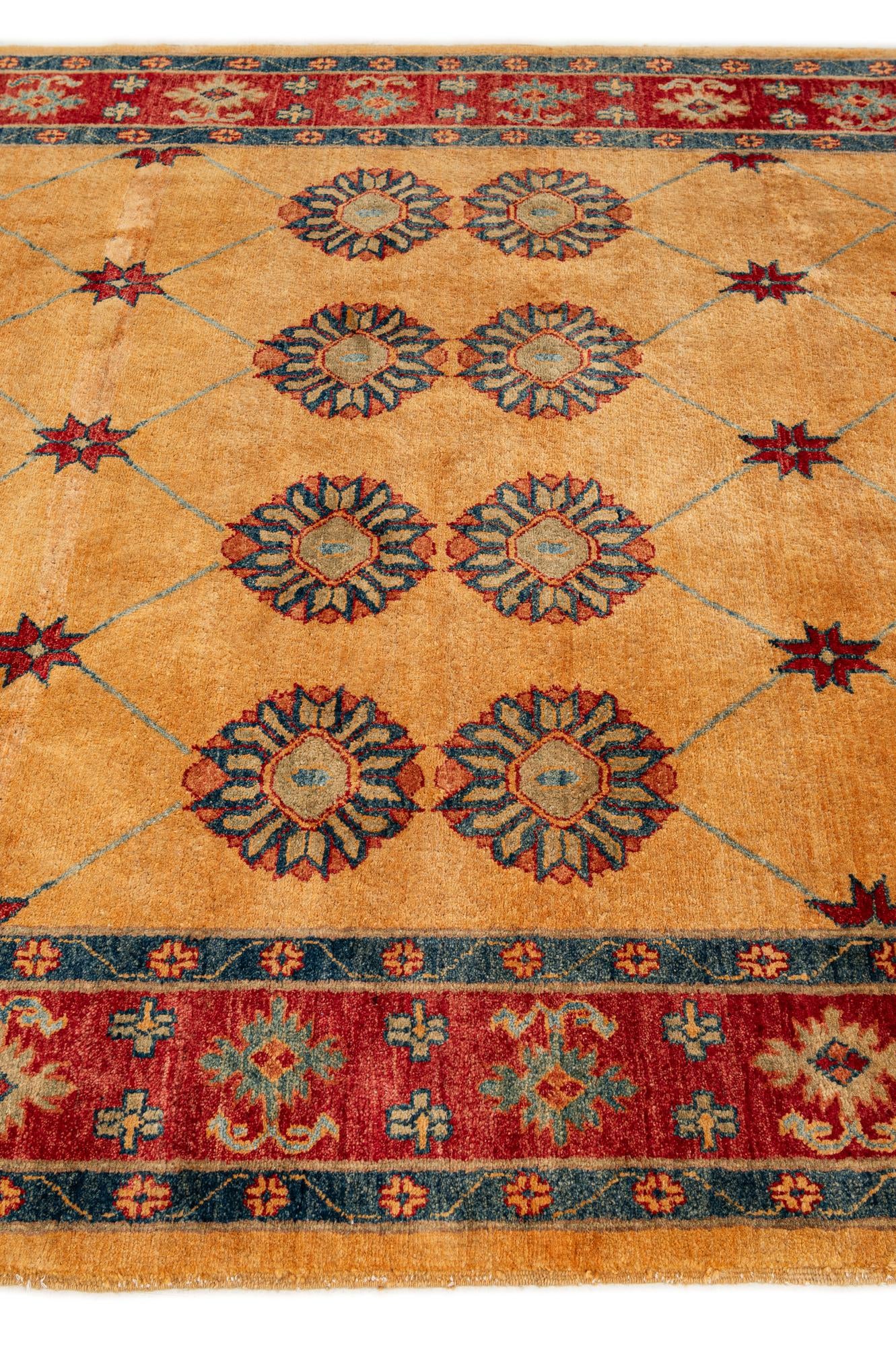 5' 9 x 7' 7 Hand Knotted Ziegler Wool Rug