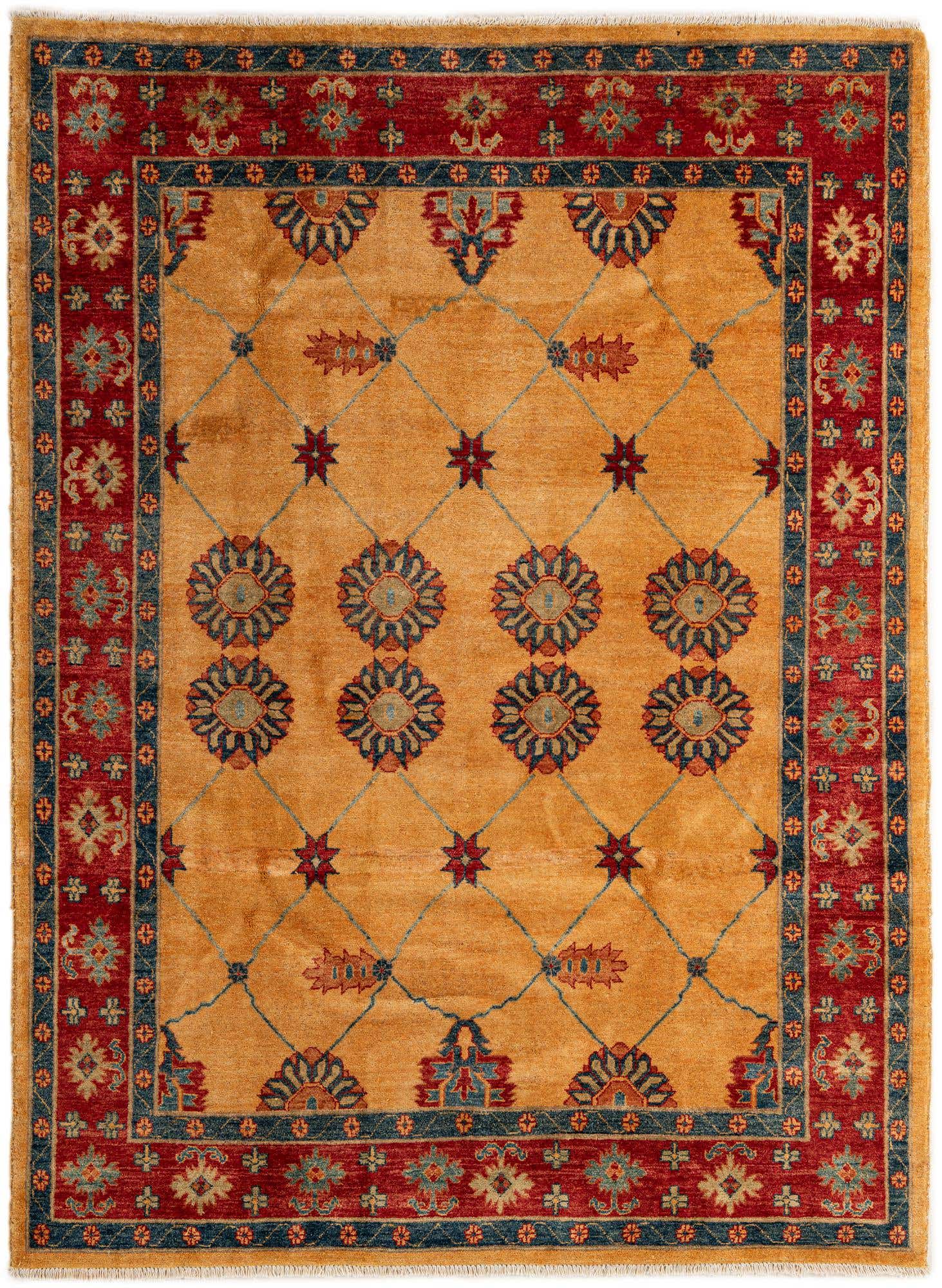 5' 9 x 7' 7 Hand Knotted Ziegler Wool Rug