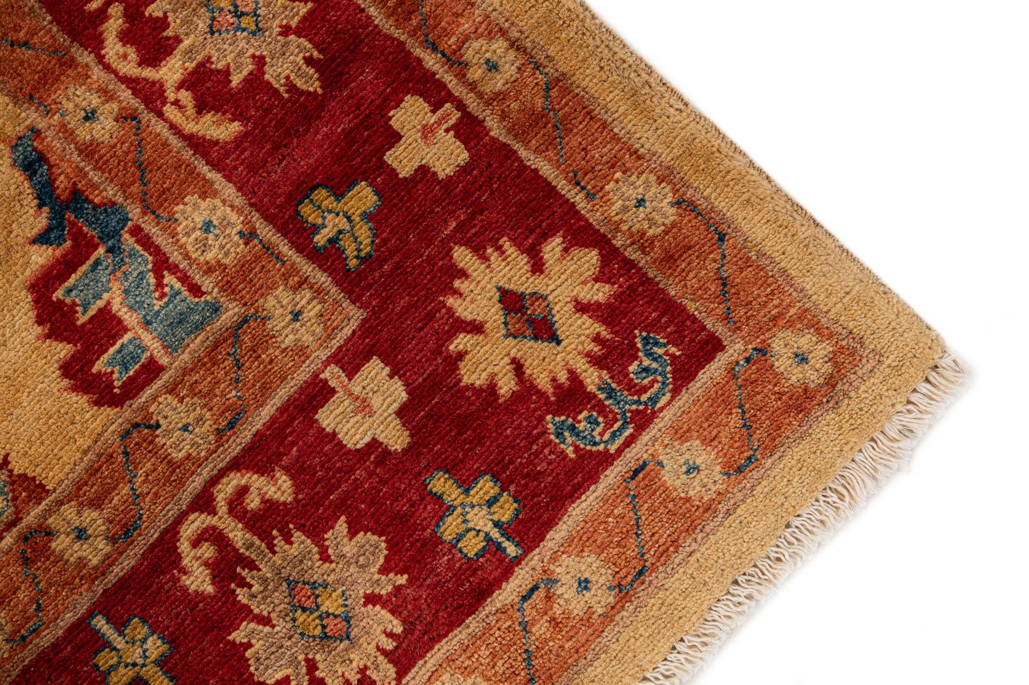 5' 6 x 7' 9 Hand Knotted Ziegler Wool Rug