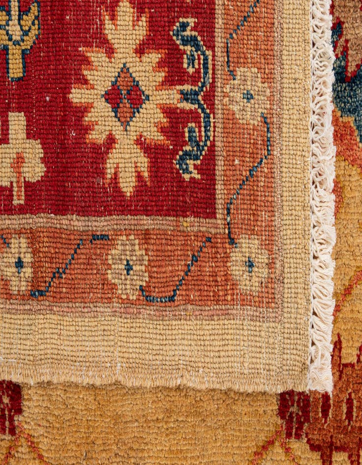 Detail image of 5' 6 x 7' 9  Hand Knotted Ziegler Wool Rug