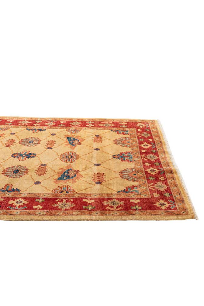 5' 6 x 7' 9 Hand Knotted Ziegler Wool Rug