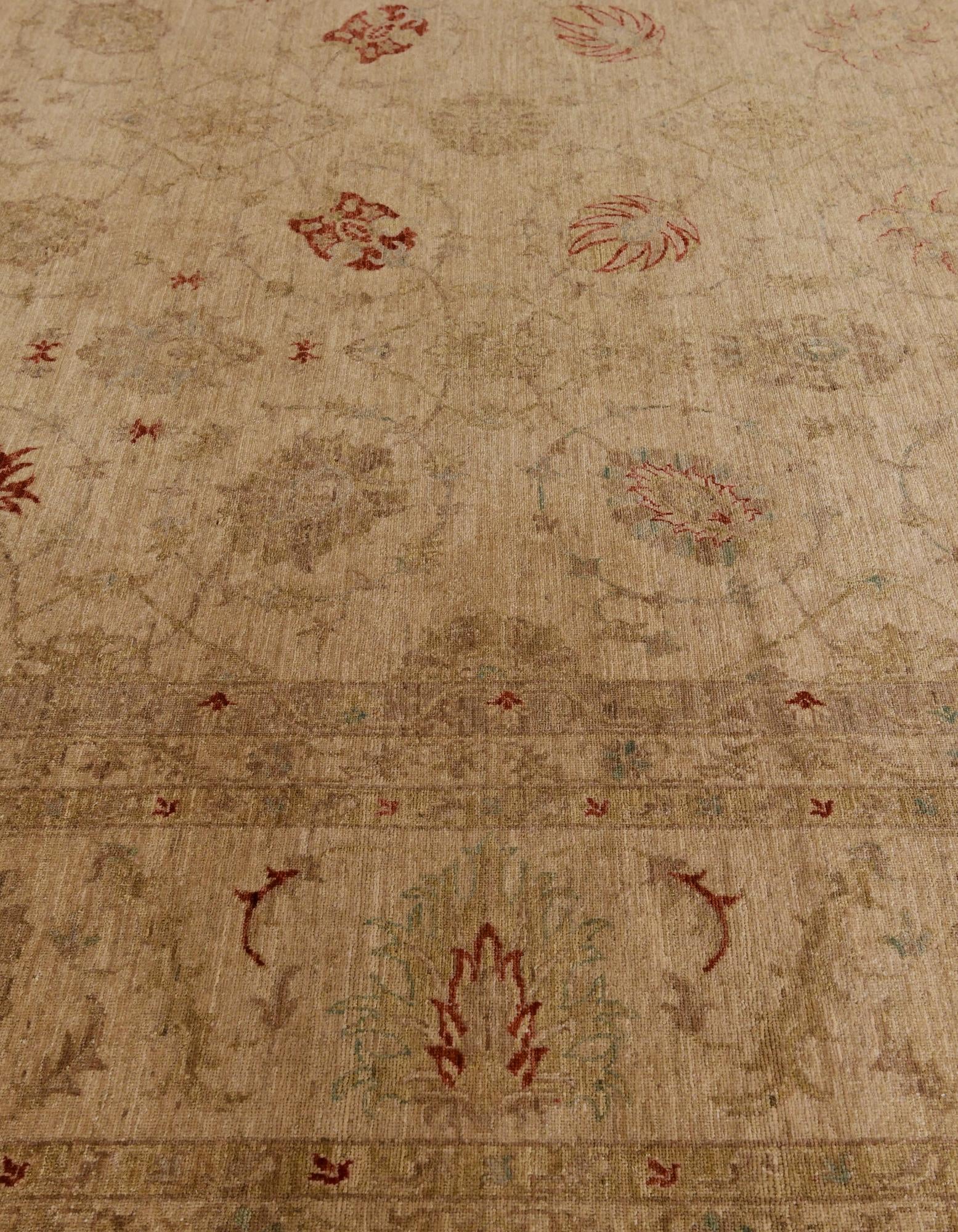 13' x 15' 5 Hand Knotted Ziegler Oriental Rug