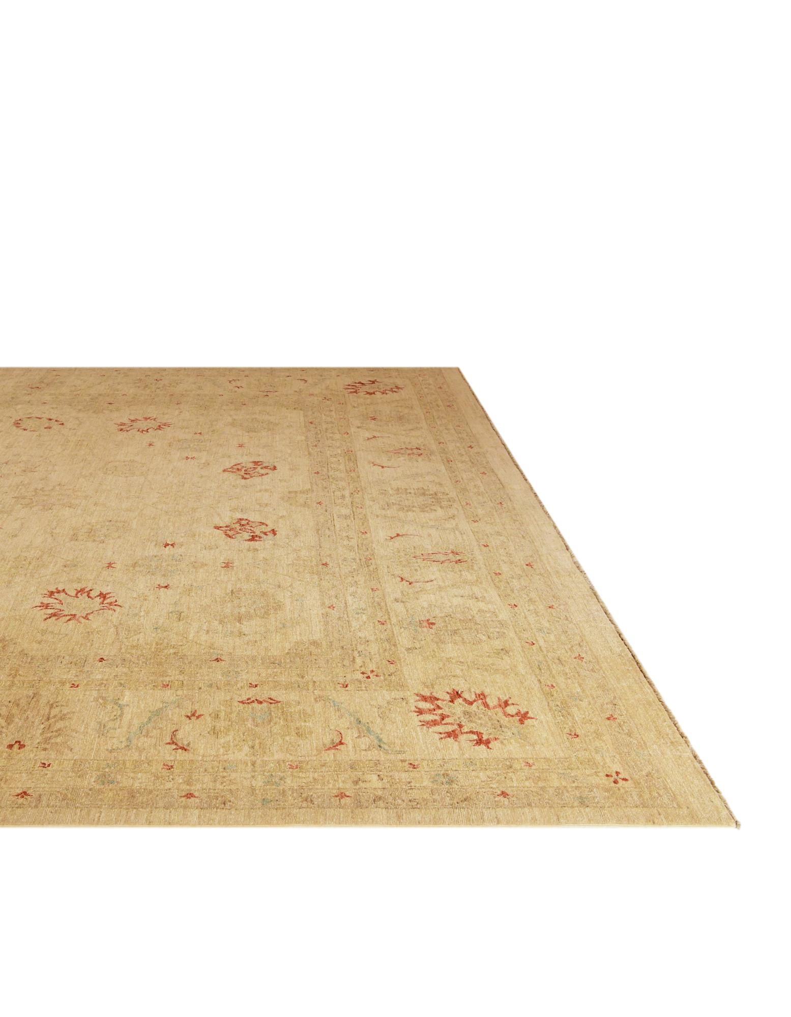 13' x 15' 5 Hand Knotted Ziegler Oriental Rug