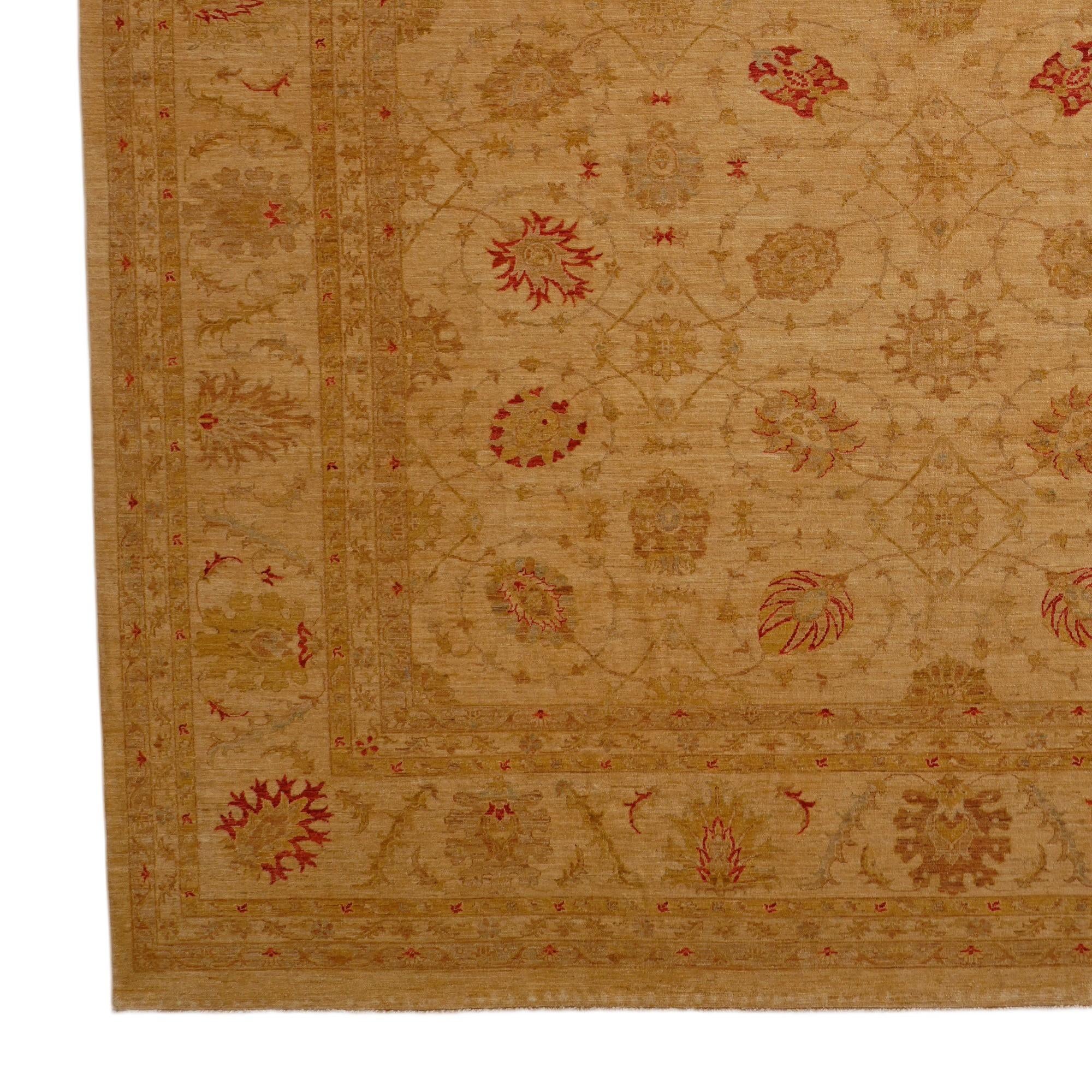 13' x 15' 5 Hand Knotted Ziegler Oriental Rug