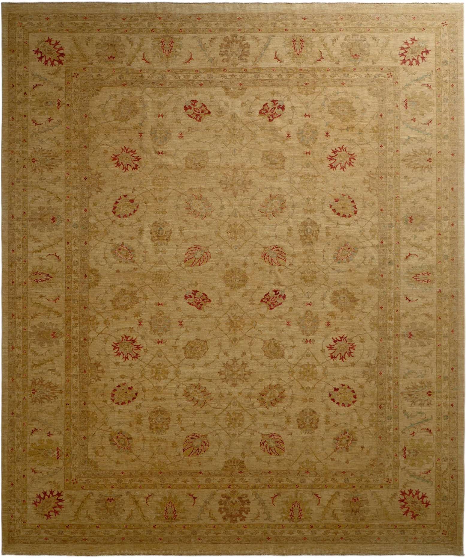 13' x 15' 5 Hand Knotted Ziegler Oriental Rug