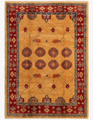 5' 9 x 7' 10 Hand Knotted Ziegler Wool Rug