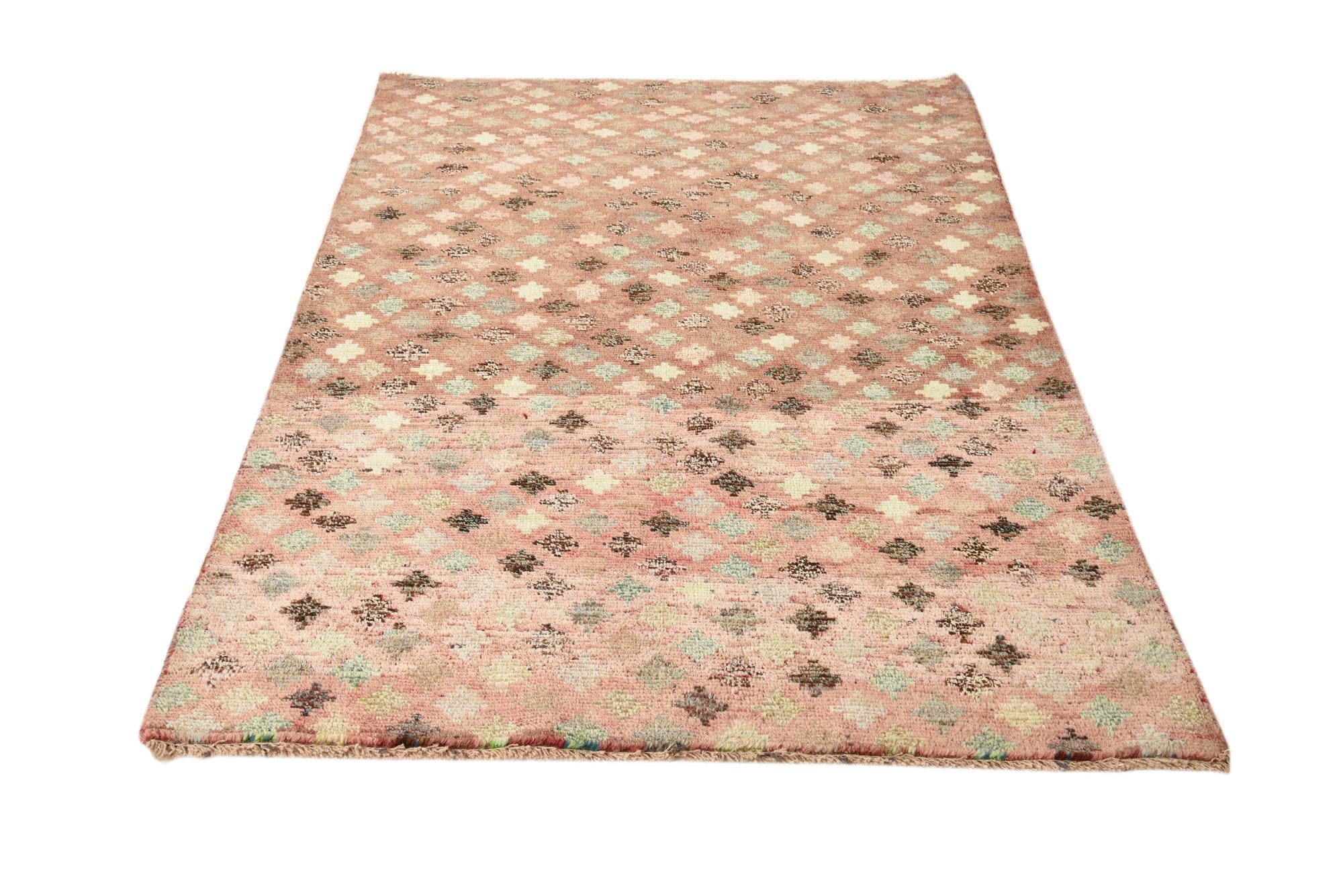 3' 9 x 5' 11 Hand Knotted Balouch Wool Rug