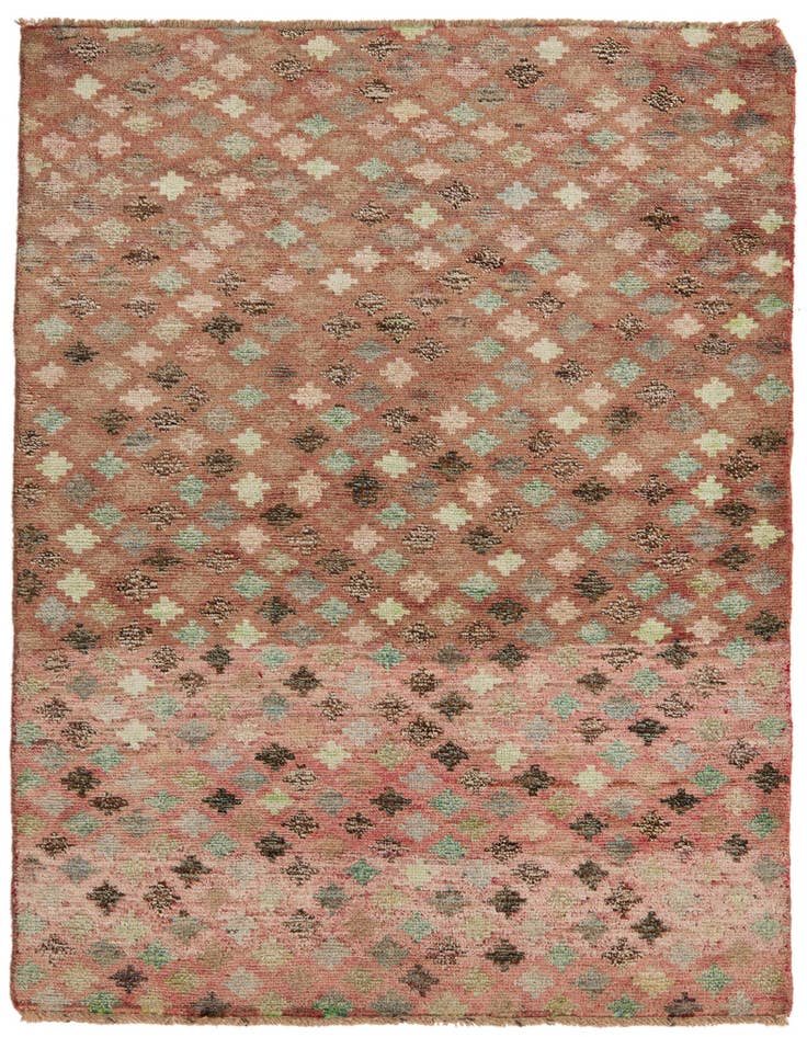 Detail image of 3' 9 x 5' 11 Hand Knotted Balouch Wool Rug