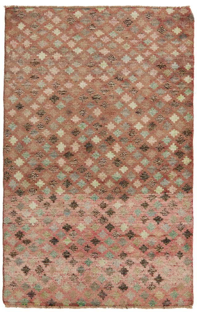 3' 9 x 5' 11 Hand Knotted Balouch Wool Rug