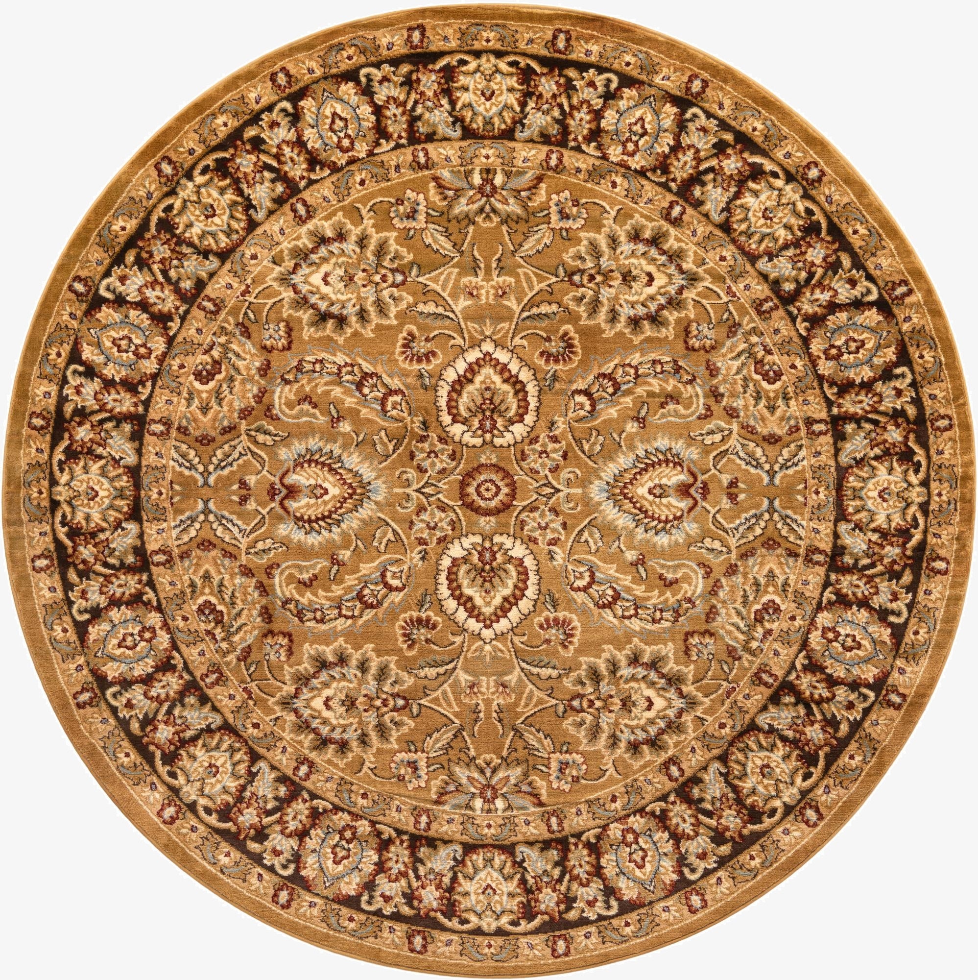 7' 10 x 7' 10 Classic Agra Round Rug