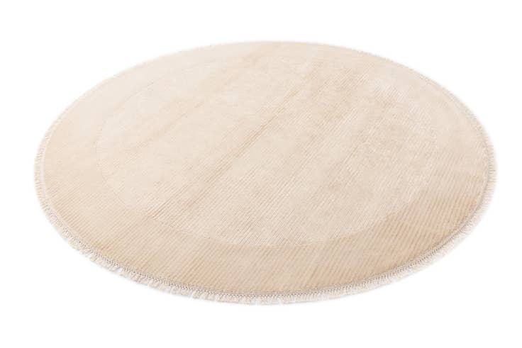 Detail image of 6' 6 x 6' 6 Hand Knotted Darya Wool Round Rug