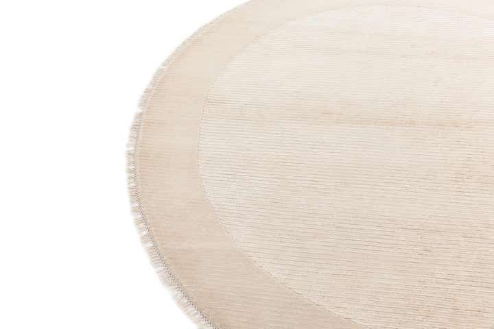 6' 6 x 6' 6 Hand Knotted Darya Wool Round Rug