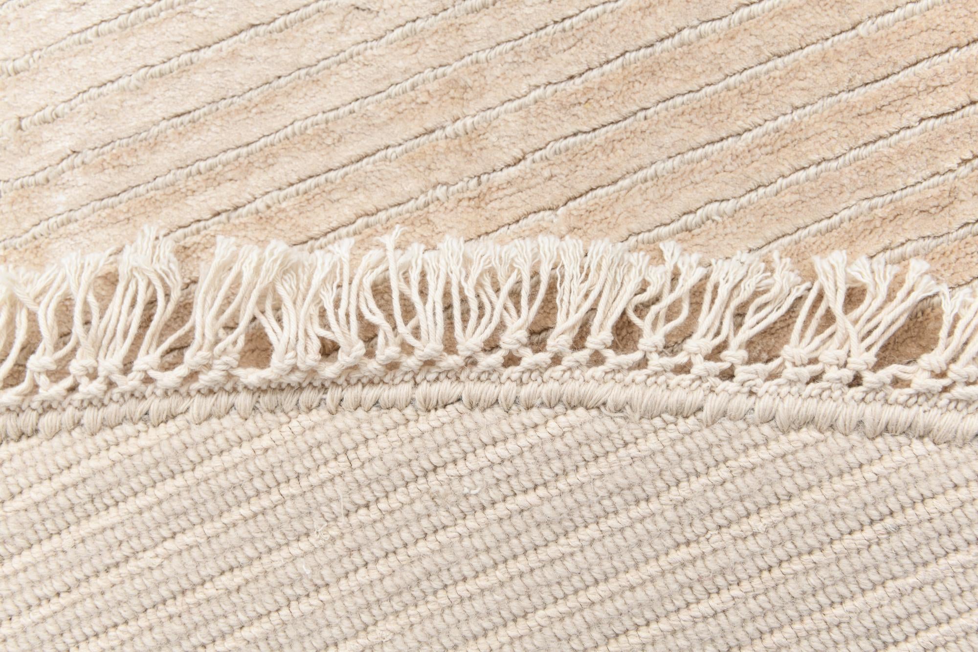 6' 6 x 6' 6 Hand Knotted Darya Wool Round Rug
