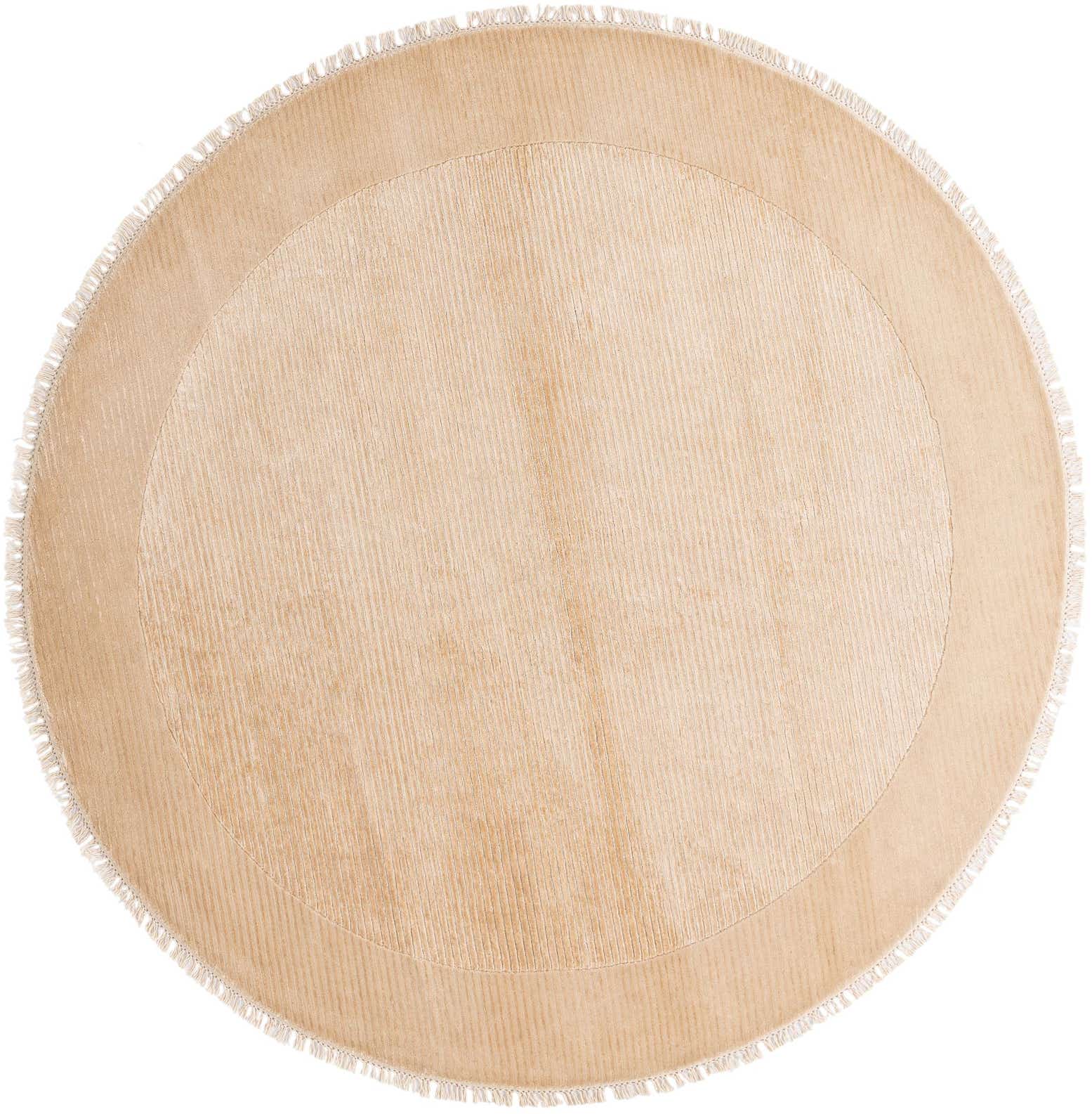 6' 6 x 6' 6 Hand Knotted Darya Wool Round Rug