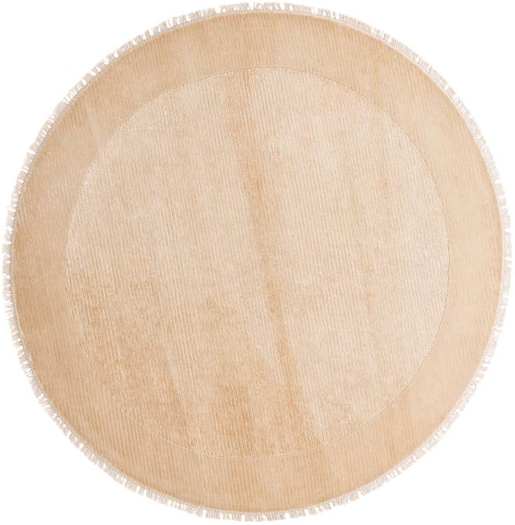 Detail image of 6' 6 x 6' 6 Hand Knotted Darya Wool Round Rug