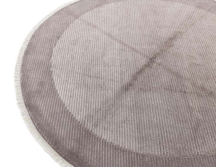 6' 7 x 6' 7 Hand Knotted Darya Wool Round Rug