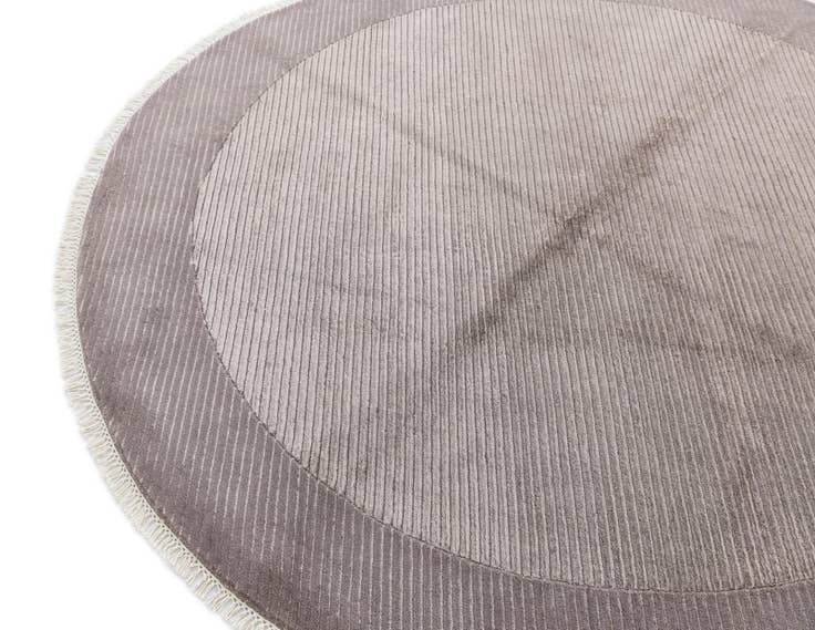 Detail image of 6' 7 x 6' 7 Hand Knotted Darya Wool Round Rug
