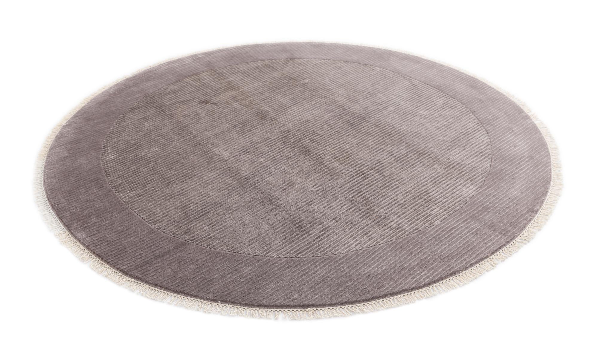 6' 8 x 6' 8 Hand Knotted Darya Wool Round Rug
