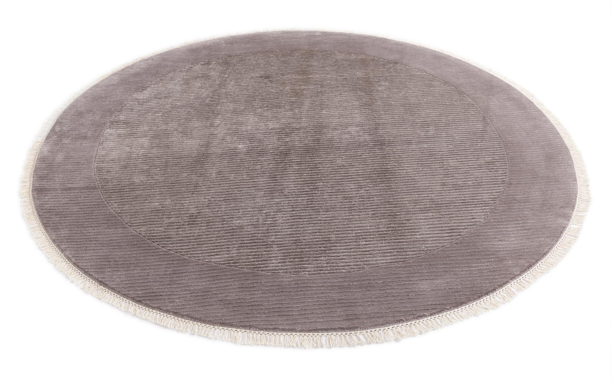 6' 8 x 6' 8 Hand Knotted Darya Wool Round Rug