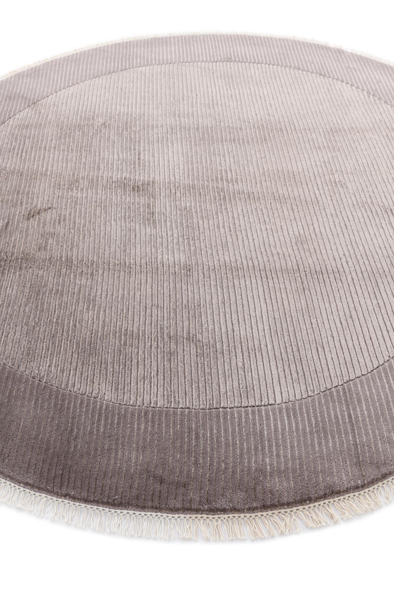 6' 8 x 6' 8 Hand Knotted Darya Wool Round Rug