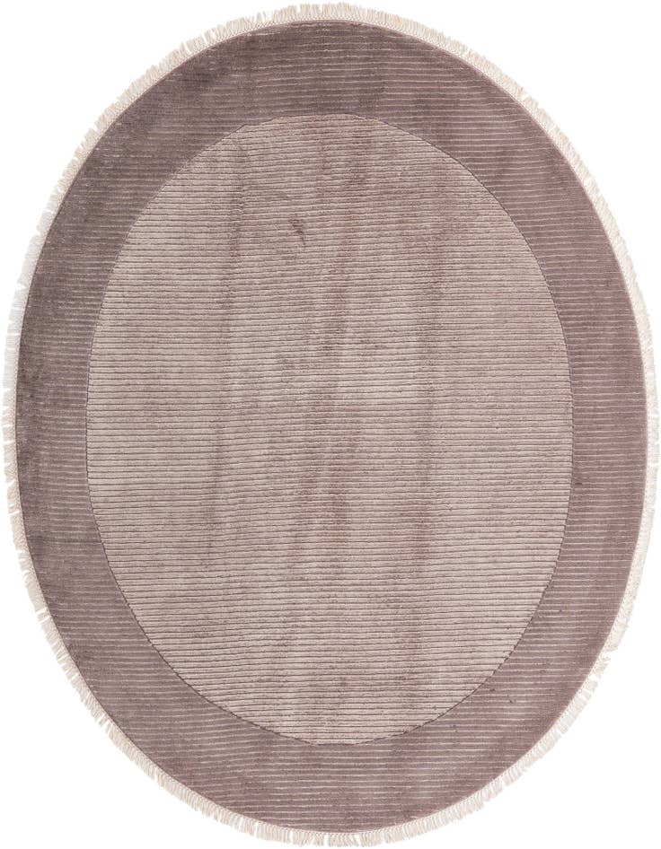 Detail image of 6' 8 x 6' 8 Hand Knotted Darya Wool Round Rug