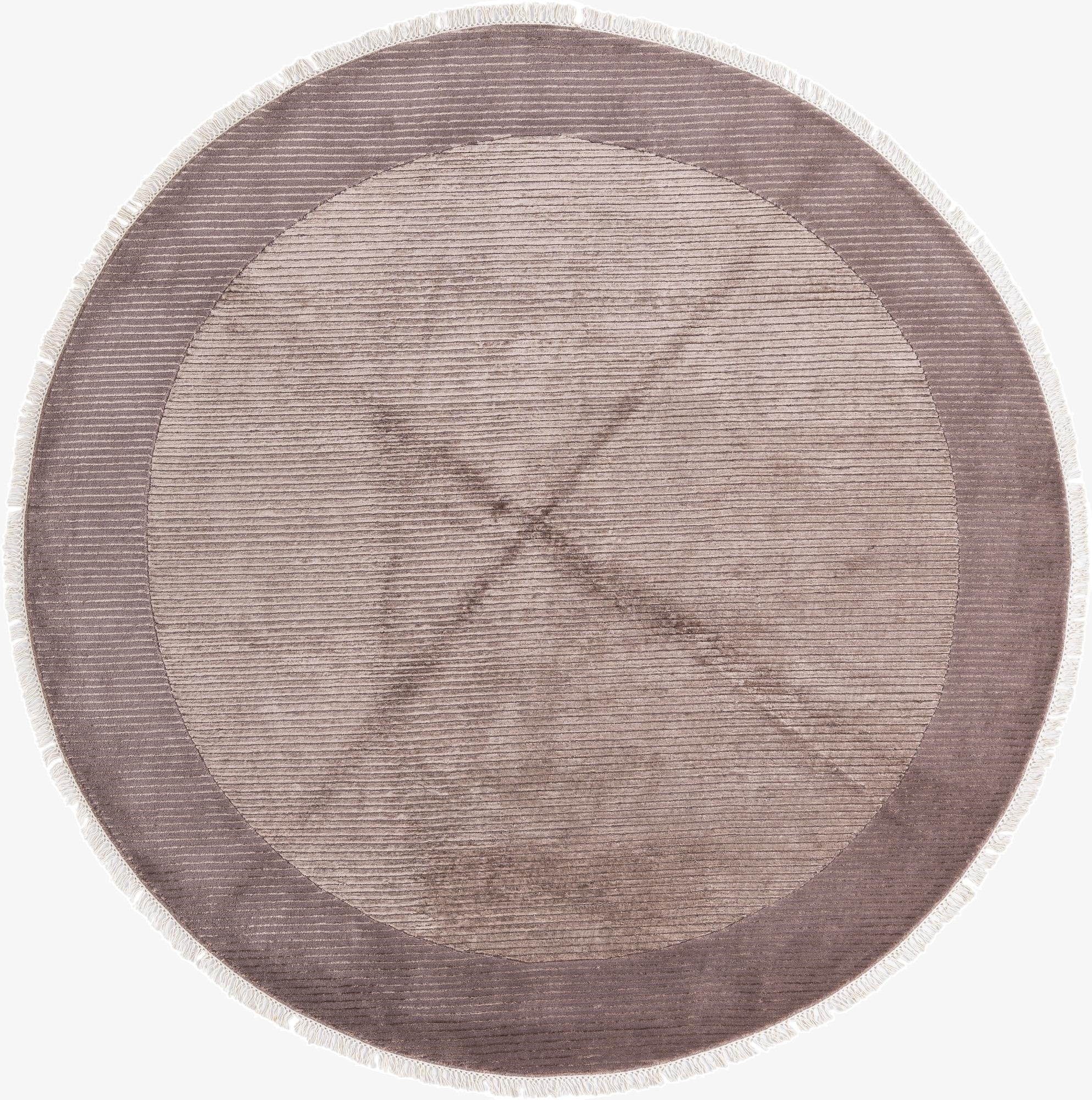 6' 7 x 6' 7  Hand Knotted Darya Wool Round Rug