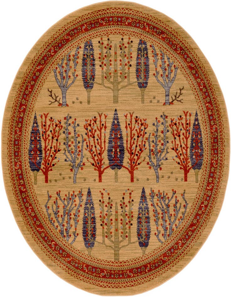Detail image of 6' x 6' Kashkuli Gabbeh Round Rug