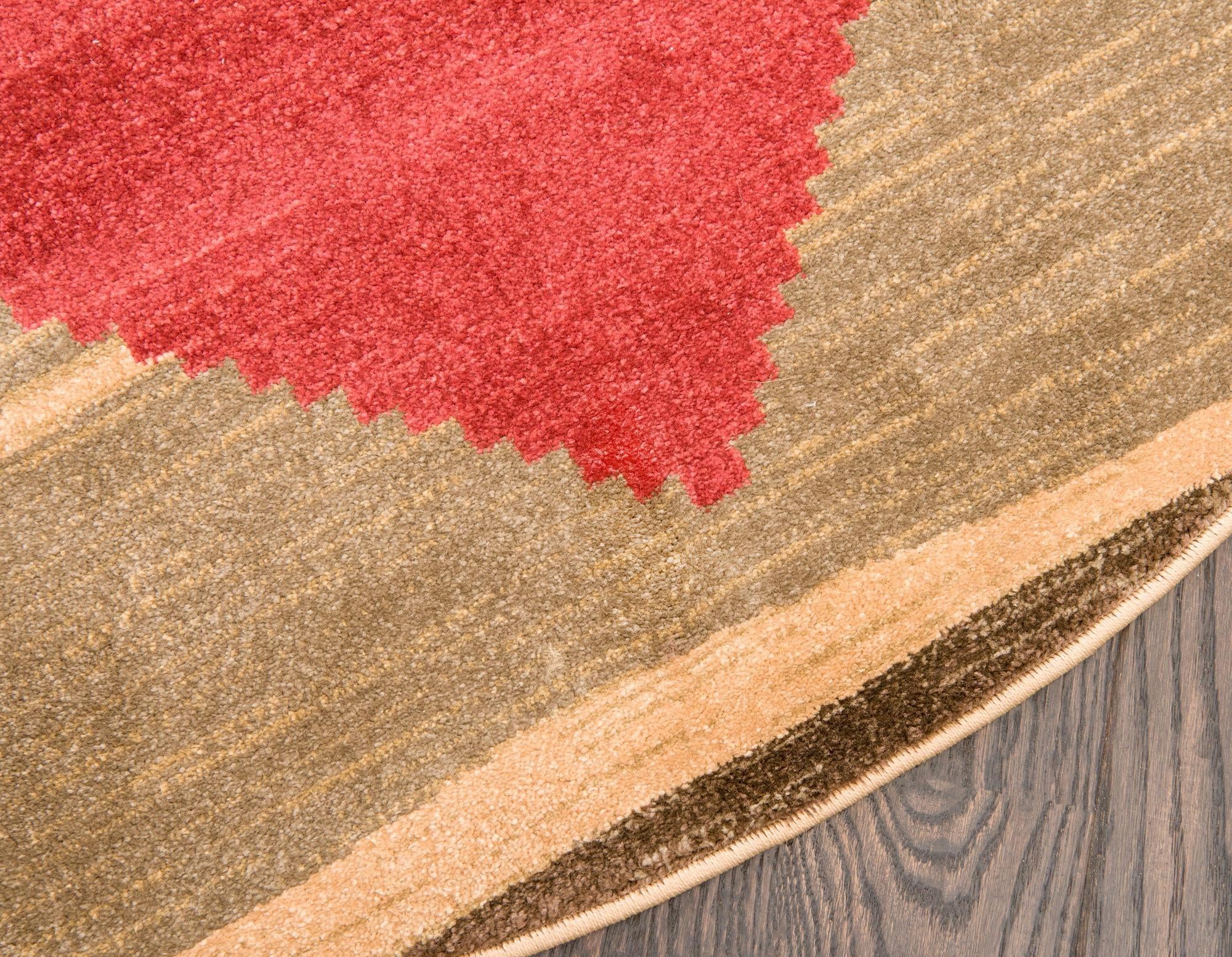 8' x 8' Kashkuli Gabbeh Round Rug