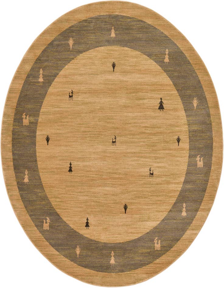 Detail image of 8' x 8' Kashkuli Gabbeh Round Rug
