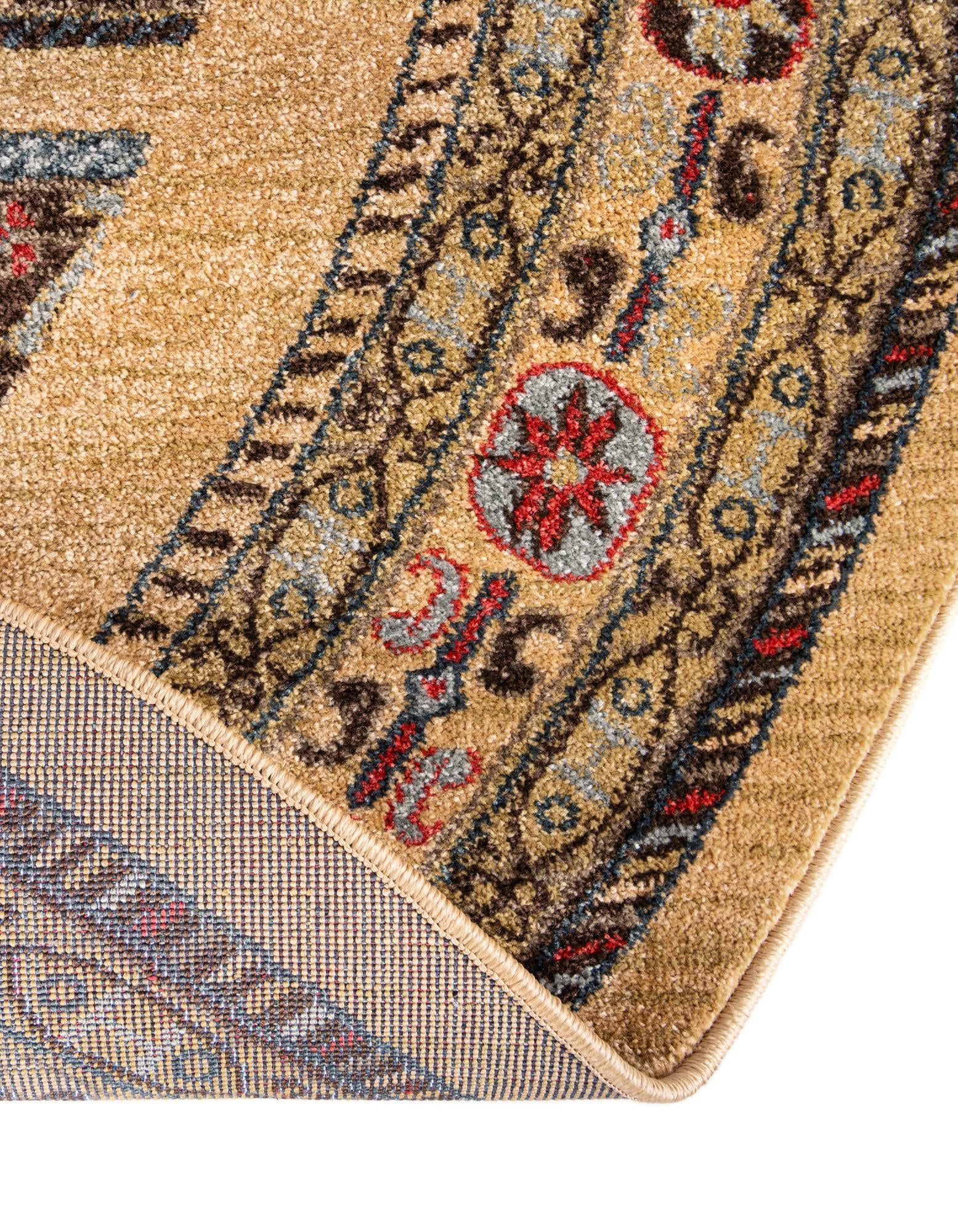 8' x 8' Kashkuli Gabbeh Round Rug