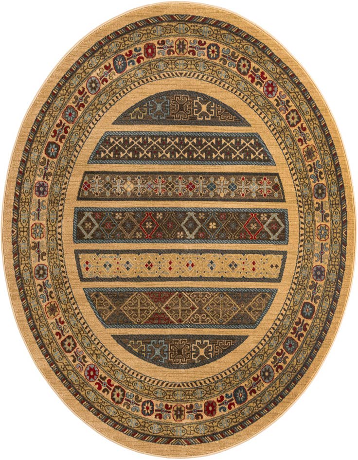 Detail image of 6' x 6' Kashkuli Gabbeh Round Rug