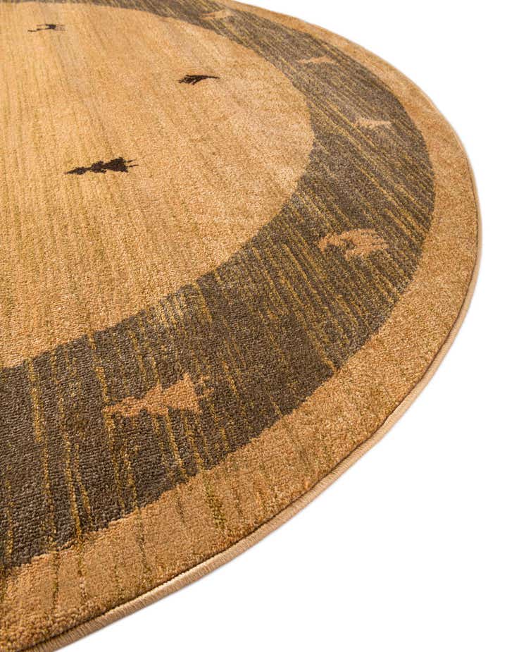 6' x 6' Kashkuli Gabbeh Round Rug