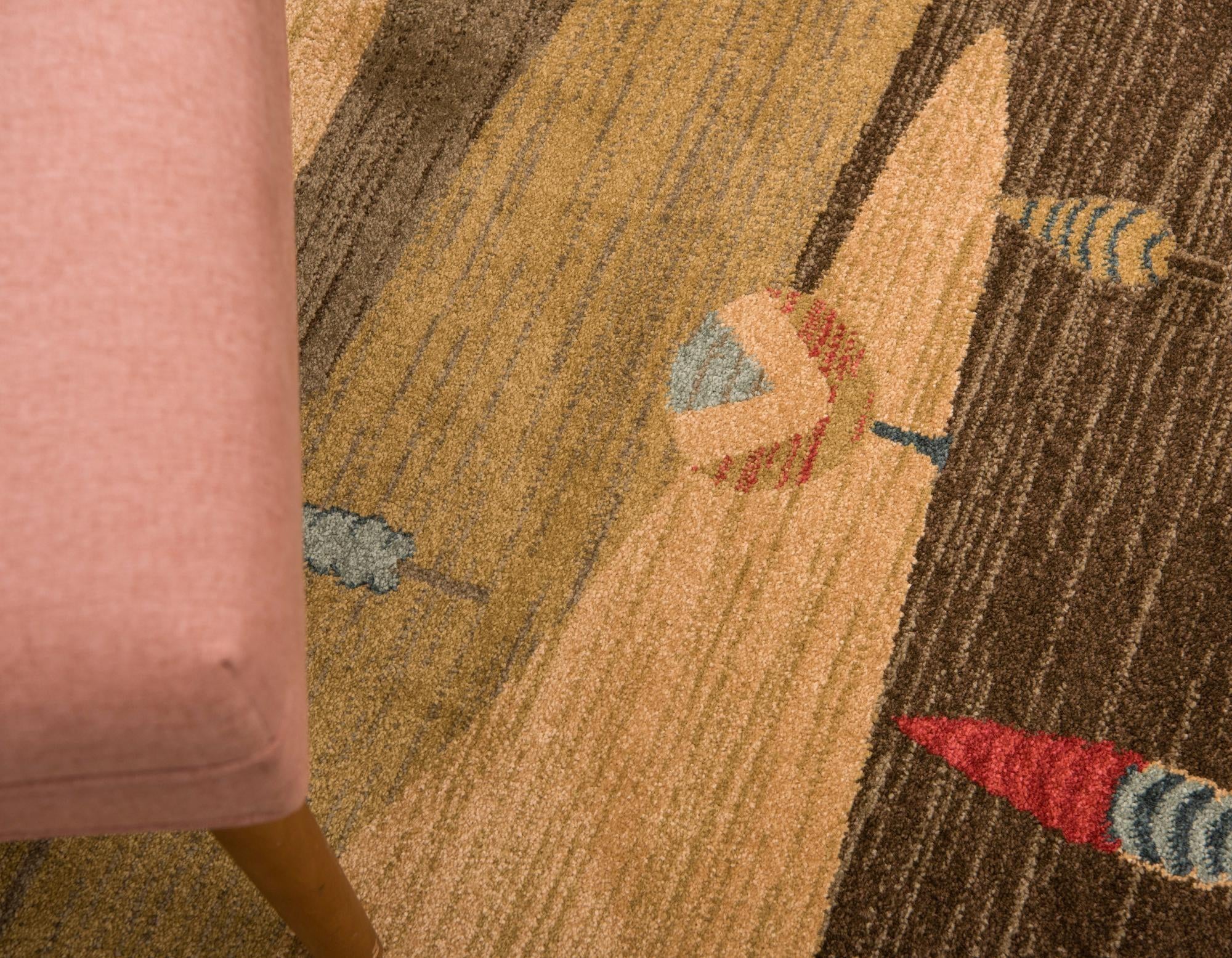 6' x 6' Kashkuli Gabbeh Round Rug