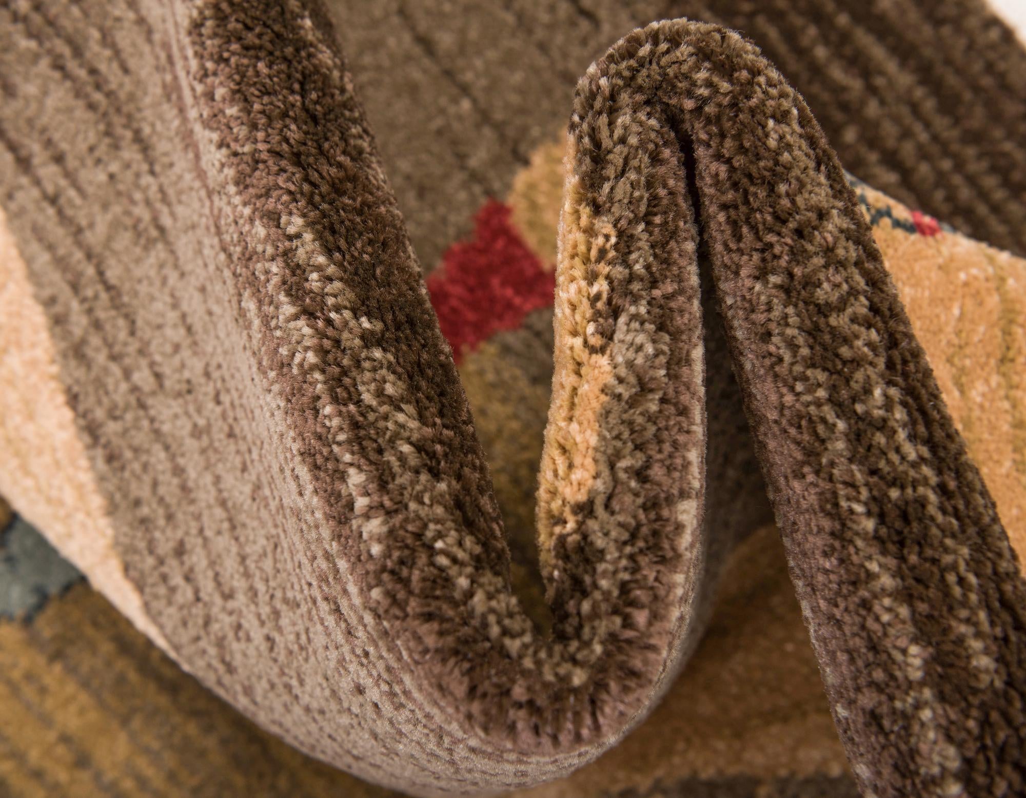 6' x 6' Kashkuli Gabbeh Round Rug