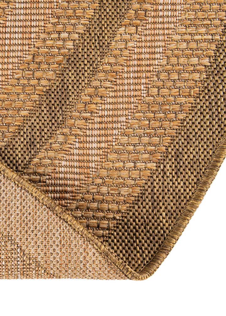 6' x 6' Easy-Clean Border Indoor / Outdoor Round Rug