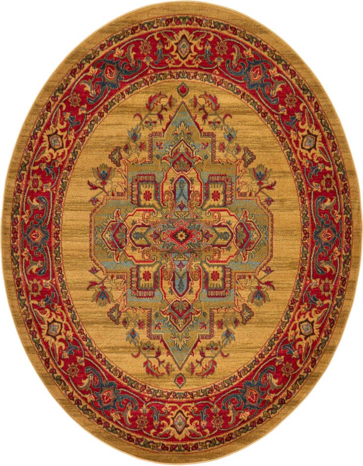 Detail image of 6' x 6' Serapi Round Rug