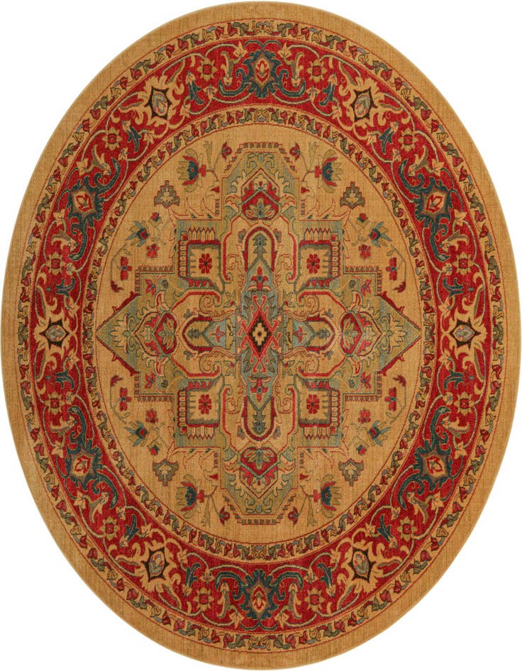 Detail image of 8' x 8' Serapi Round Rug