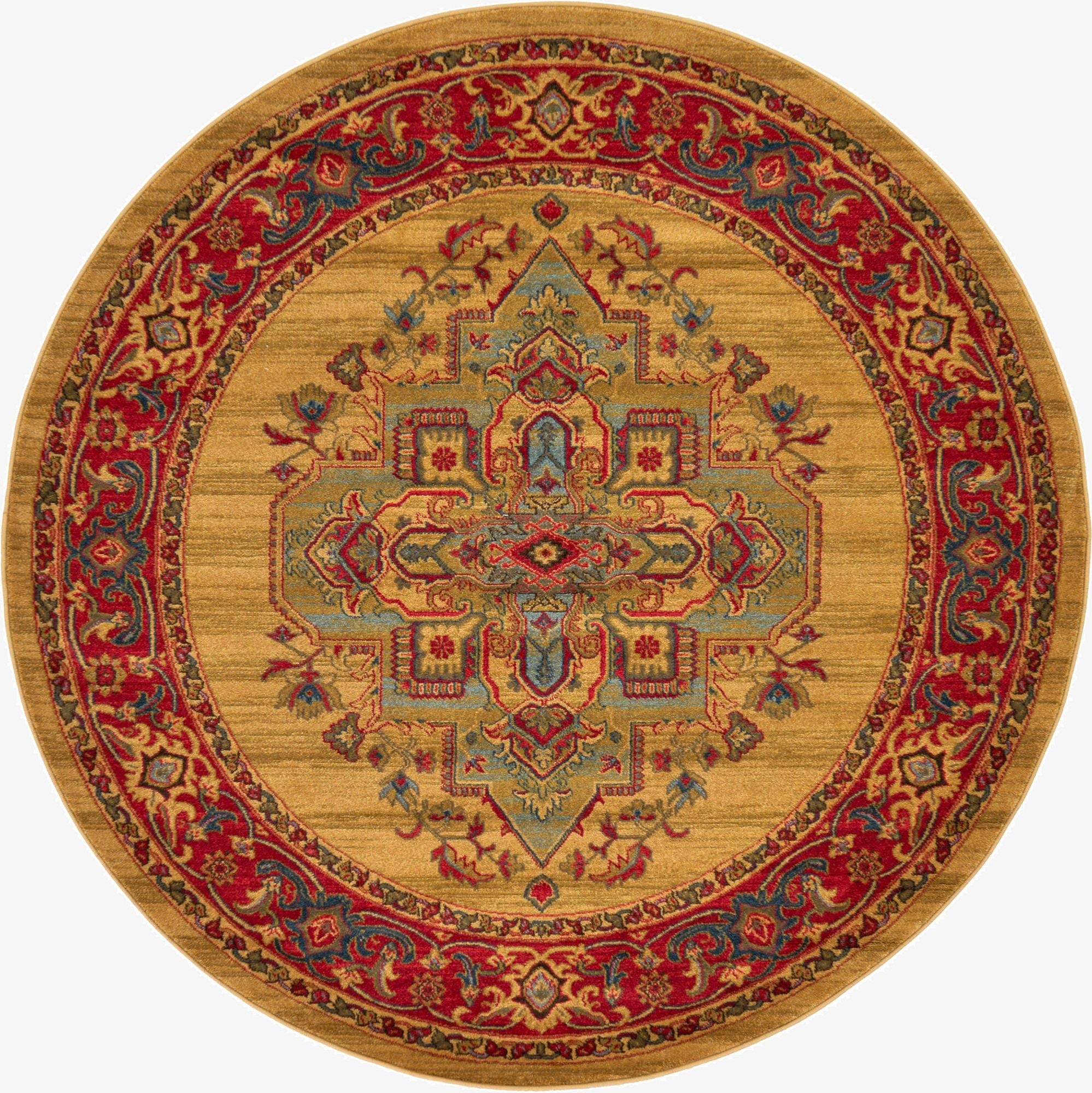 6' x 6' Serapi Round Rug