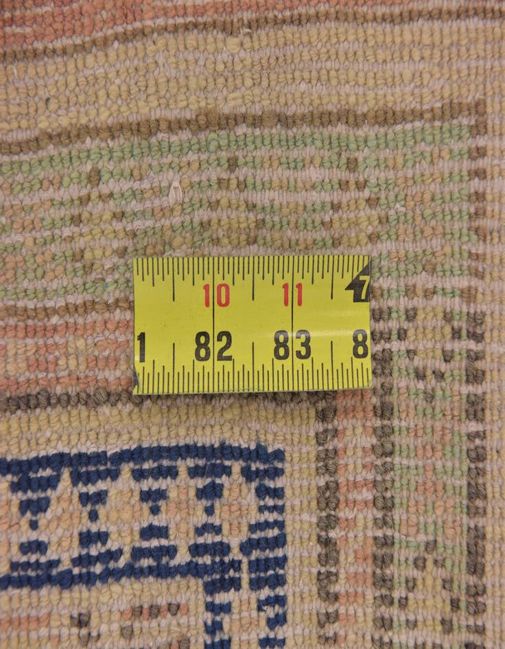 Detail image of 3' 9 x 10' 6 Hand Knotted Botemir Persian Wool Runner Rug