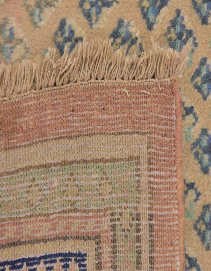 Detail image of 3' 9 x 10' 6 Hand Knotted Botemir Persian Wool Runner Rug