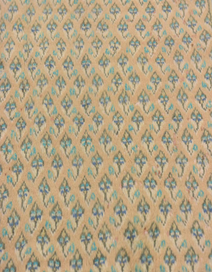 Detail image of 3' 9 x 10' 6 Hand Knotted Botemir Persian Wool Runner Rug