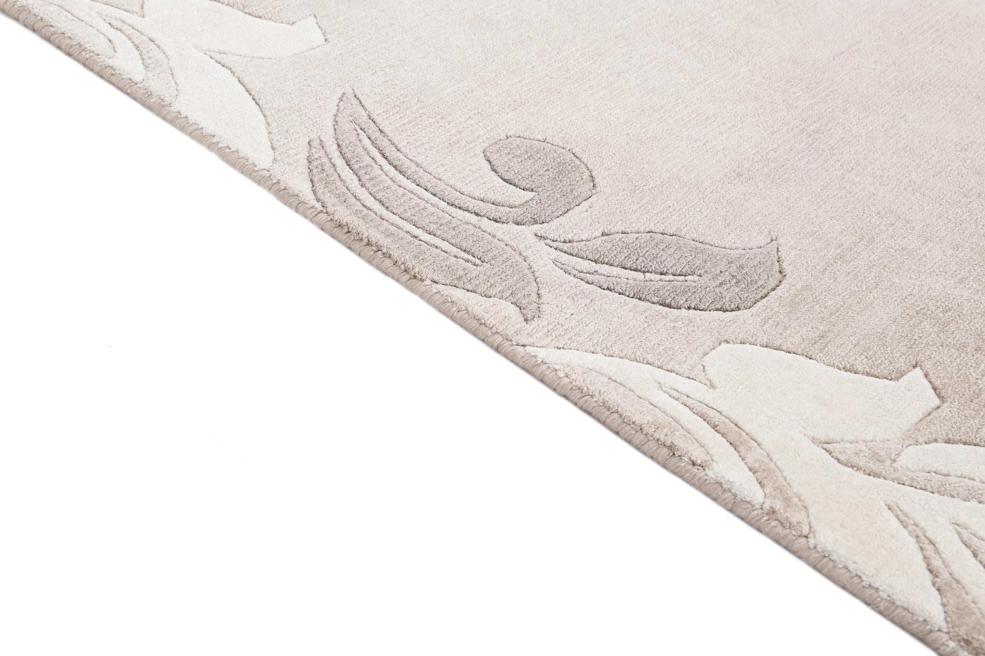 2' 7 x 9' 11 Hand Knotted Darya Wool Runner Rug